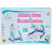 Resim E0633 AKTİVİTE HALISI İLK ADIM ARABASI MAVİ 