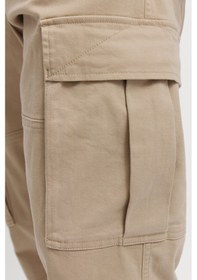 Resim Jack & Jones Erkek Jpstkane Rahat Kalıp Kargo Pantolon 12268261 Bej Bej 
