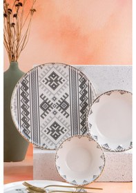 Resim Acar Ethnic 6 Kişilik 27 Parça Yemek Takımı 