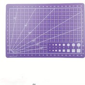 Resim Renkli A5 Boyutlu DIY El Sanatları Matı - Dayanıklı PP Malzeme, 8.3"x5.7", 0.9mm Kalınlık | Ölçü Kılavuzlarıyla Tek Taraflı Baskı | El Yapımı Projeler İçin İdeal | Yeşil, Pembe, Siyah, Mavi, Sarı, Mor Renklerde Mevcut 