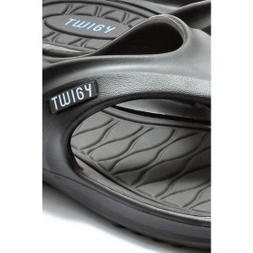 Resim Twigy Jerki Erkek Parmak Arası Terlik Siyah 40/45 
