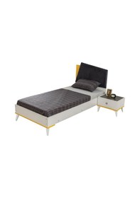 Resim Giallo Genç Odası, Dolap Karyola Çalışma Masası Şifonyer Komodin (504454782) Beyaz 