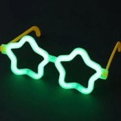 Resim NessiWorld Yıldız Glow Gözlük - Yıldız Şekilli Glow Stick Gözlüğü - Glow Partisi Gözlük 12 Adet 
