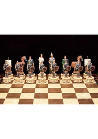 Resim Sparta - Truva Satranç Takımı Şah 11 Cm Truva Savaşı Nın Efsanevi Çatışması Sadece Figür 