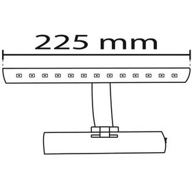 Resim Noas Yl85-2502 5w 6500k Beyaz Işık Gold Anahtarlı Sevilla Dekoratif Aplik Çok Renkli 