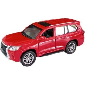 Resim Asya Oyuncak Kt. Metal Işıklı Sesli Jeep FY6208-12D-KIRMIZI Araba 