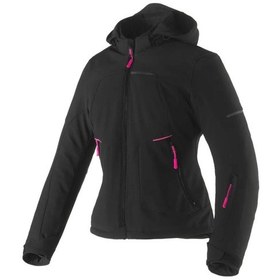 Resim Clover Rambla Wp Korumalı Kadın Motosiklet Montu Pembe 