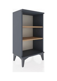Resim Arges Komodin 2 Raflı 44x30x80 Antrasit-çam Antrasit 