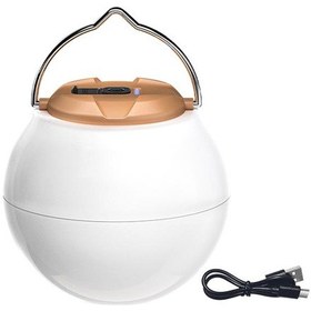 Resim Folinda Usb Şarjlı Ipx6 Su Geçirmez Kamp Feneri, 3 Aydınlatma Modu, 1200mah Pil, Beyaz Ly-8225a Beyaz 