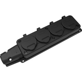 Resim Kauçuk 4lü Priz 1X16A 220V 