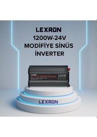 Resim Lexron 1200w 24v 1200 Watt Modifiye Sinüs İnverter 