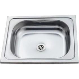 Resim Ekosan 40x50 cm Paslanmaz Krom Mutfak Evyesi Krom Evye 