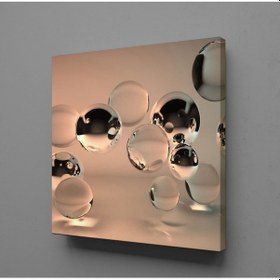 Resim Su Damlaları Kanvas Tablo 170x170cm 