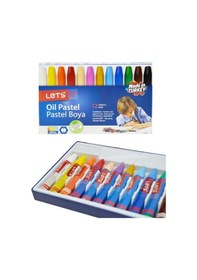 Resim Lets 12 Renk Karton Kutulu Pastel Boya 