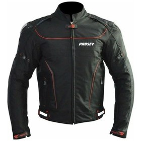 Resim Motosiklet Montu Ce Onaylı Reflektörlü 4 Mevsim Maxdura Kumaş Hörgüçlü Model Motor Mont Siyah 