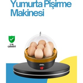 Resim K-Yonlineticaret 7 Yumurta Kapasiteli Yumurta Pişirme Makinesi Rafadan Orta ve Katı 