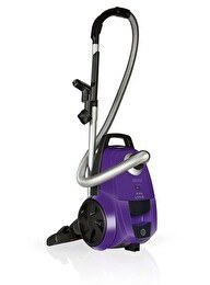 Resim Arnica Lotus ET14260 Toz Torbalı Elektrikli Süpürge (Mor) 