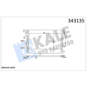 Resim Kale 343135 Klima Kondenseri Chrysler 300c-touring Al-al 68050292aa-5175368aa-1215477aa 