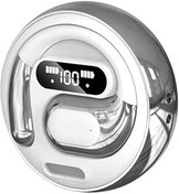 Resim HYGAMOCC AI Gerçek Zamanlı Çeviri Kulaklıklar, 144 Dil 3'ü 1 Arada Kablosuz Bluetooth Kulaklıklar, iOS ve Android için, İş/Seyahat/Dil Öğrenme Tercüman Şarj Kılıflı Kulaklıklar (Beyaz) 
