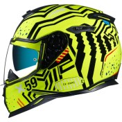 Resim Nexx Sx.100 Enıgma Kapalı Kask Neon Sarı-siyah 