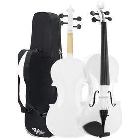 Resim Midex HGA44WH-PAK Beyaz 4/4 Tam Boy Keman Seti Full Paket 