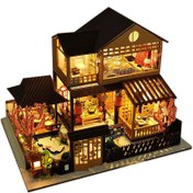 Resim DIY Minyatür Bebek Evi—Mini Kiraz Çiçeği Bahçesi, Kitaplık Dekorasyonu için 3D Puzzle, Aile ve Arkadaşlar İçin Mükemmel Hediye: Okula Dönüş Sezonu, Sonbahar Hasat Festivali, Cadılar Bayramı, Noel, Sevgililer Günü, Paskalya 