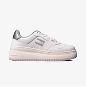 Resim Tommy Hilfiger Tommy Jeans Retro Basket Flatform Kadın Beyaz Sneaker 