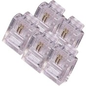 Resim Powermaster 5 Adet Rj11 Telefon Soketi 6p/2c Telefon Soketi 2li Telefon Plug Bensu Elektronik Pendik 