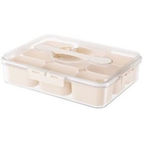 Resim Likeable Meyve Sebzelik Piknik Sepeti Ev Öğle Yemeği Kutusu Beyaz 