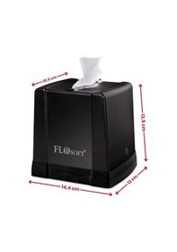 Resim Flora Cömert Peçetelik, Dekoratif Peçete Dispenseri Ve Düzenleyicisi F291 Siyah 