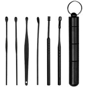 Resim Ezere Paslanmaz Çelik Spiral Kulak Temizleme Seti 6'lı 