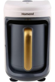 Resim HOMEND Gold Serisi Krem Elektrikli Çeyiz Seti, Pottoman Türk Kahve Makinesi, Handmaid Blender Set, R 