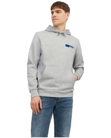 Resim Jack & Jones Jjecorp Erkek Sweatshirt 12233599 Gri 
