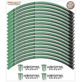 Resim Monster Tasarımlı Jant Şeridi 7 
