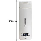 Resim Ebitda 300w 500ml Elektrikli Isıtma Su Bardağı, Akıllı Sıcaklık Kontrol Kazanı, Sus304 Eu Fişi Çok Renkli 