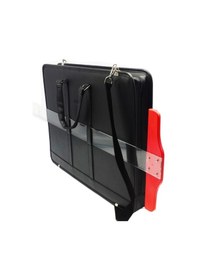 Resim Proje Çantası 40 X 56cm / 5cm Körüklü / Askılı / T Cetveli Takılabilir Suni Deri Siyah 