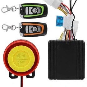 Resim Esranın Dünyası Alarm Sistemi Motosiklet Evrensel 12 V Motosiklet Hırsızlık Alarm Sistemi, 2 Uzaktan Kumandalı Motosiklet Kablosuz Alarm Sistemi Motor Çalıştırma Uzaktan Kumandalı Anahtarlık 