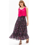 Resim Buse Vual Uzun Etek Tomurcuk Desen Koyu Mor 6169-koyu Mor Koyu Mor 