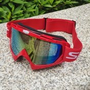 Resim Willowhaven Kırmızı Mtb Bisiklet Gözlüğü, Motosiklet Kaskı İçin Spor Güneş Gözlüğü 