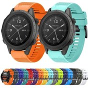 Resim Sones Garmin Marq Golfçü 22mm Hızlı Bırakılan Silikon Saat Kordonu 