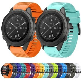 Resim Sones Garmin Marq Golfçü 22mm Hızlı Bırakılan Silikon Saat Kordonu 