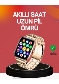 Resim Apple Uyumlu 41 Mm Kavisli Kasa Akıllı Saat iOS Ve Android 