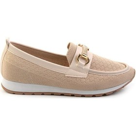 Resim Bej Kadın Loafer Ayakkabı K01311000382 Çok Renkli 