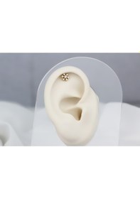 Resim Glorria Altın Kar Tanesi Helix Piercing (540178331) Sarı 