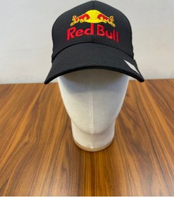 Resim Red Bull Nakışlı Siyah Renk Pamuklu Gabardin Cap Şapka Siyah 