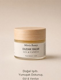 Resim Gül & Vanilya Dudak Balmı Doğal Nemlendirici Ve Besleyici Dudak Bakımı 10 Ml 
