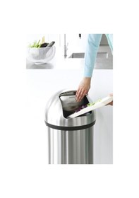 Resim Brabantia Çöp Kutusu Büyük Boy 60 Litre Push Bin Matt Steel 48452 