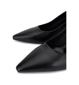 Resim Tamer Tanca Kadın Hakiki Deri Siyah Topuklu Ayakkabı 492 60701 Bn Ayk Sk25-26 Sıyah Derı Siyah 