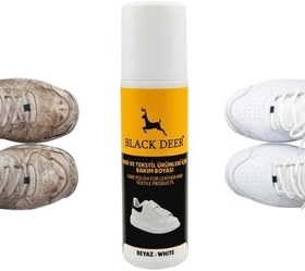 Resim Black Deer Beyaz Ayakkabı,Deri ve Kumaş Boyası,Sneaker Beyaz Ayakkabı Temizleyici,Deri,Kanvas Boya 75 ML (1) 