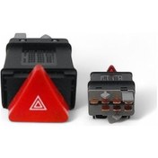 Resim Vw Polo Dörtlü Flaşör Anahtarı 2000-2002 6n0953235b 